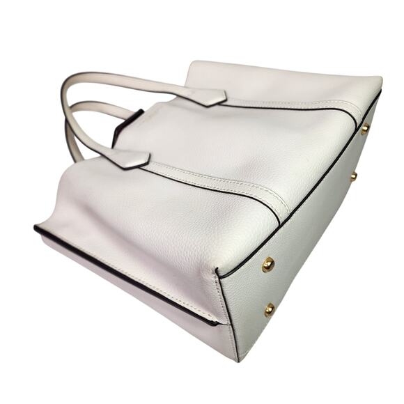 Tory Burch Small Leather Perry Triple Compartment Tote Bag 10x10 - Picture 11 of 11